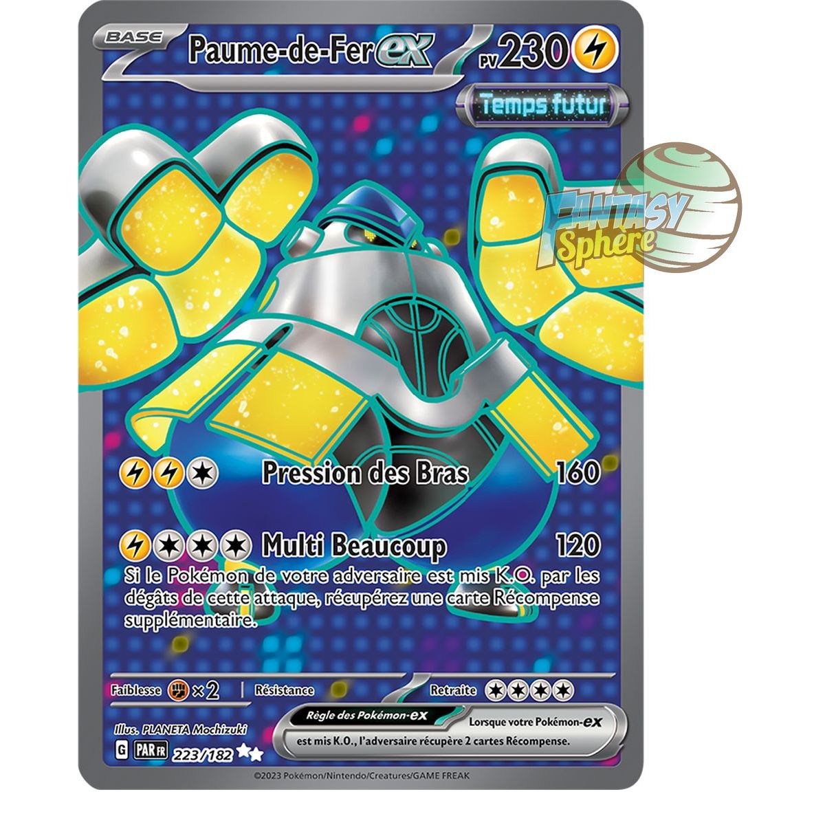 Item Paume-de-Fer EX - Ultra Rare 223/182 - Ecarlate et Violet Faille Paradoxe
