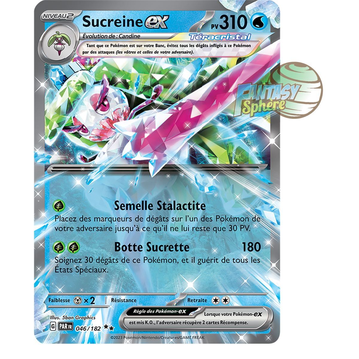 Sucreine EX - Double Rare 46/182 - Ecarlate et Violet Faille Paradoxe