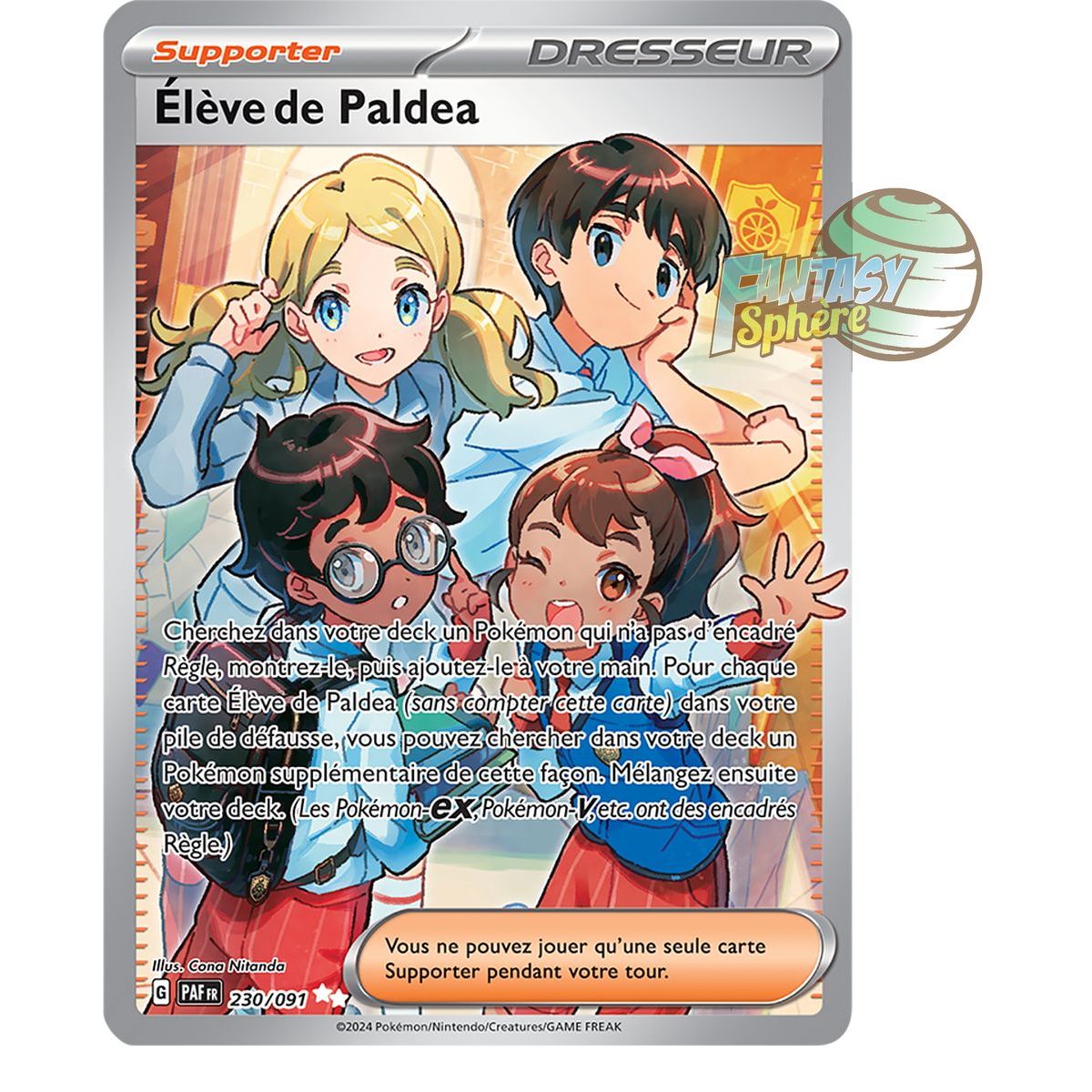Élève de Paldea -  Ultra Rare 230/91 - Ecarlate et Violet Destinées de Paldea