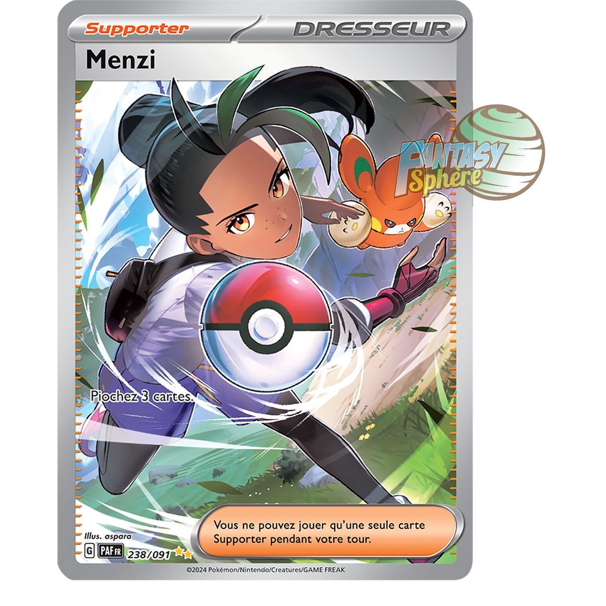 Item Menzi -  Special Illustration Rare 238/91 - Ecarlate et Violet Destinées de Paldea