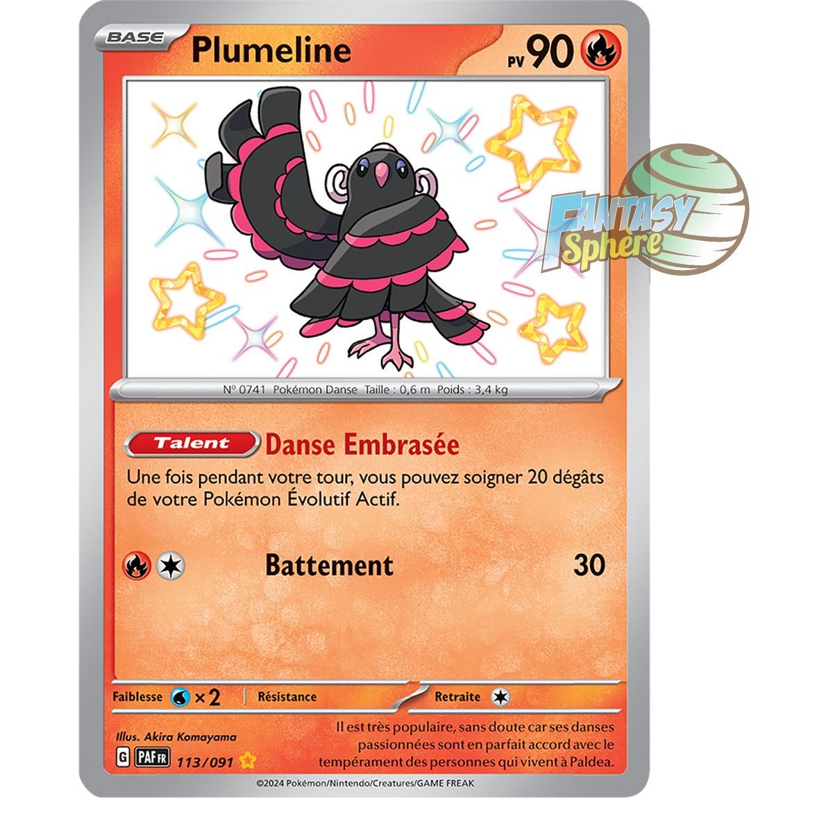 Item Plumeline -  Shiny Rare 113/91 - Ecarlate et Violet Destinées de Paldea