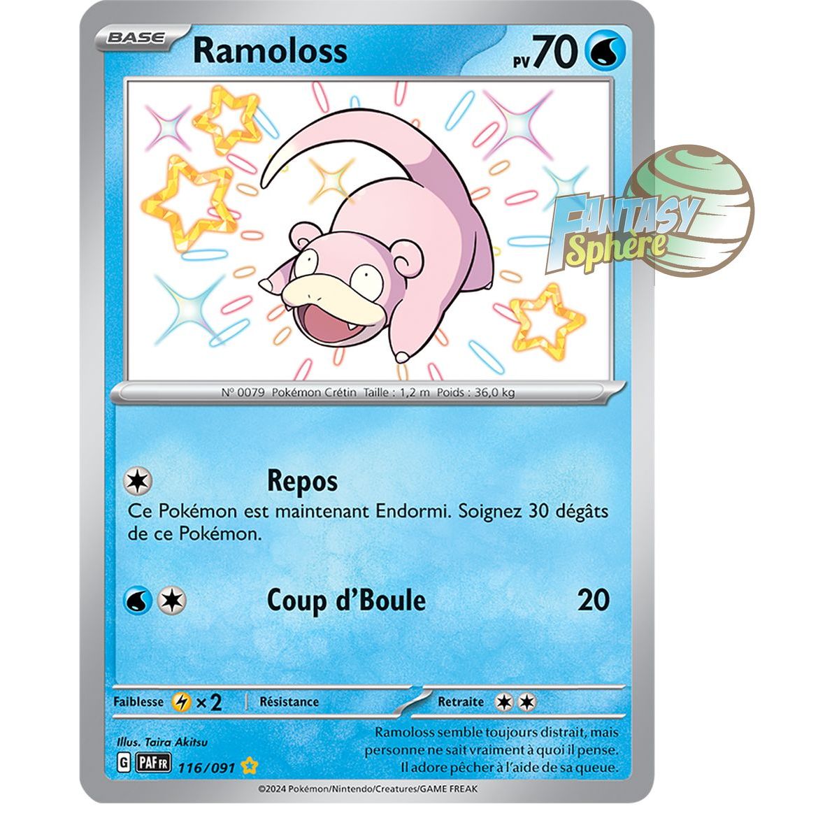 Item Ramoloss -  Shiny Rare 116/91 - Ecarlate et Violet Destinées de Paldea
