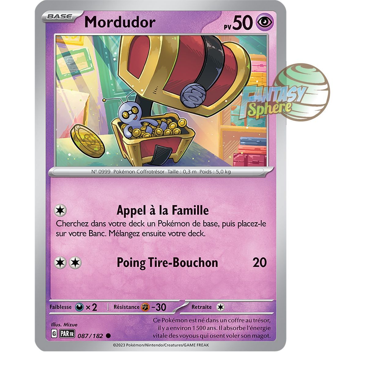 Item Mordudor - Reverse 87/182 - Ecarlate et Violet Faille Paradoxe