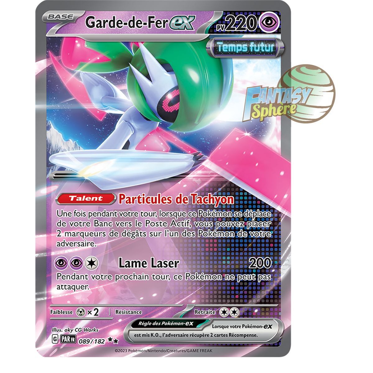 Garde-de-Fer EX - Double Rare 89/182 - Ecarlate et Violet Faille Paradoxe