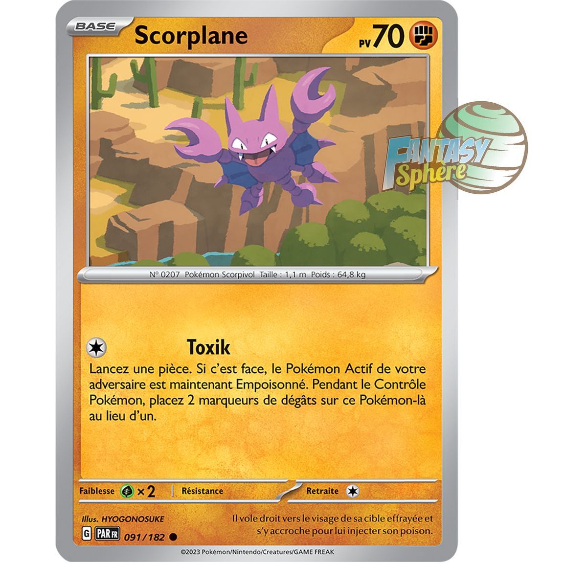 Item Scorplane - Commune 91/182 - Ecarlate et Violet Faille Paradoxe