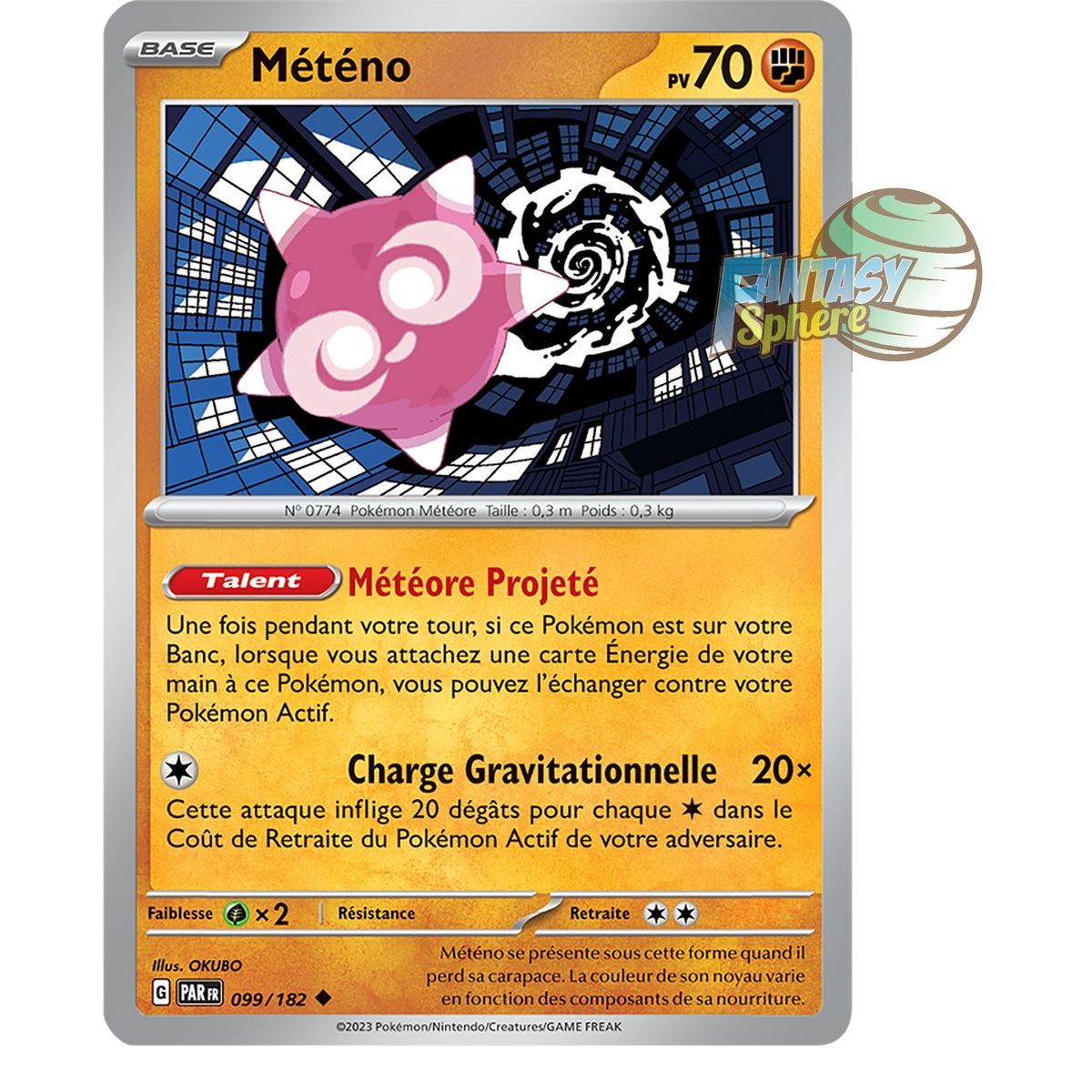 Item Météno - Reverse 99/182 - Ecarlate et Violet Faille Paradoxe