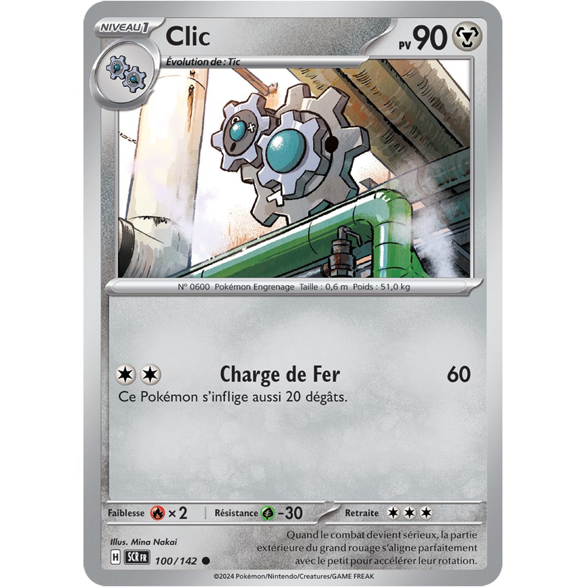 Item Clic - Commune 100/142 - Ecarlate et Violet Couronne Stellaire