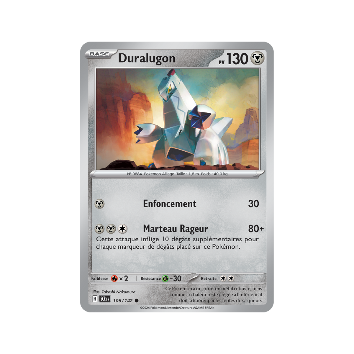 Item Duralugon - Reverse 106/142 - Ecarlate et Violet Couronne Stellaire