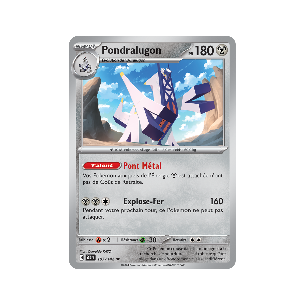 Item Pondralugon - Reverse 107/142 - Ecarlate et Violet Couronne Stellaire