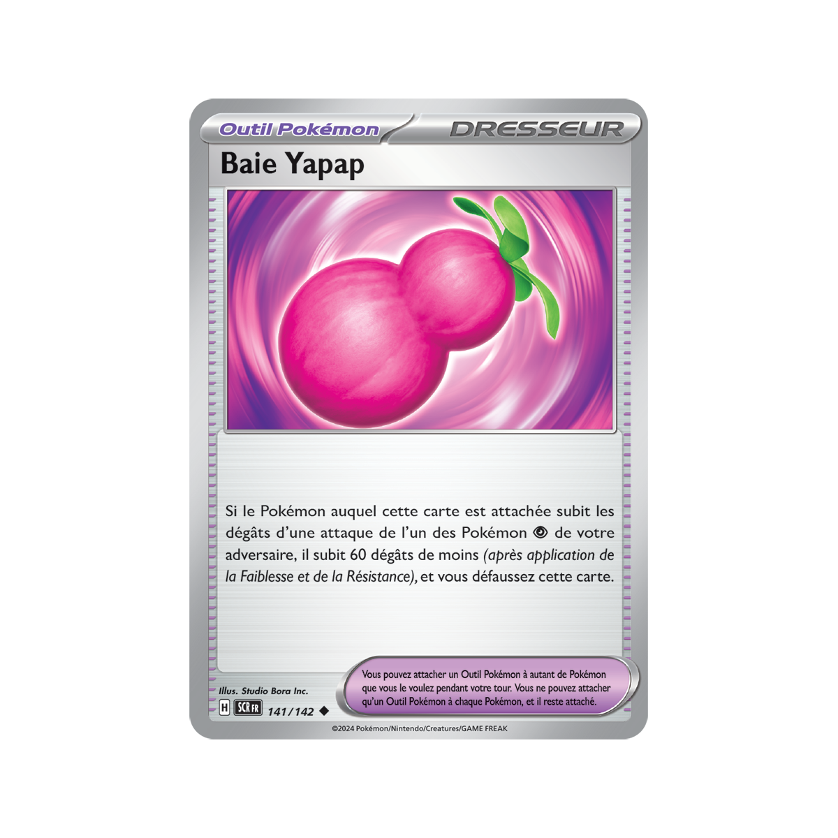 Item Baie Yapap - Reverse 141/142 - Ecarlate et Violet Couronne Stellaire