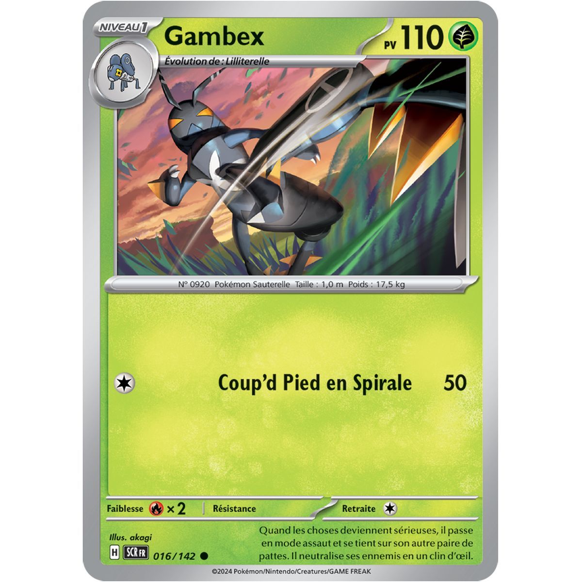 Item Gambex - Commune 16/142 - Ecarlate et Violet Couronne Stellaire