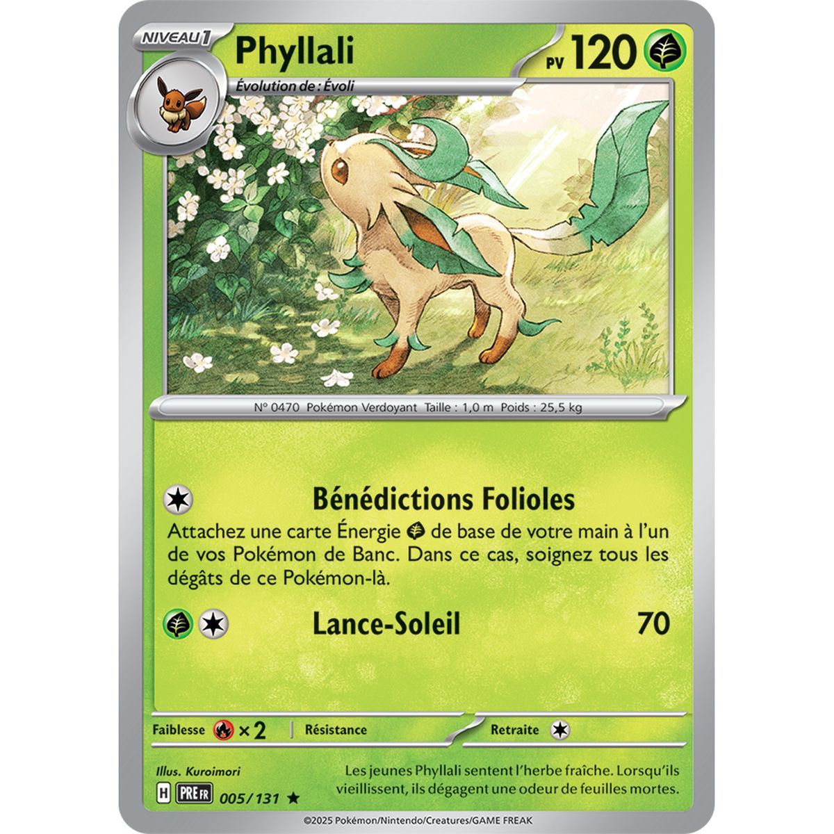 Phyllali - Holo Rare 5/131 - Ecarlate et Violet 8.5 Évolutions Prismatiques