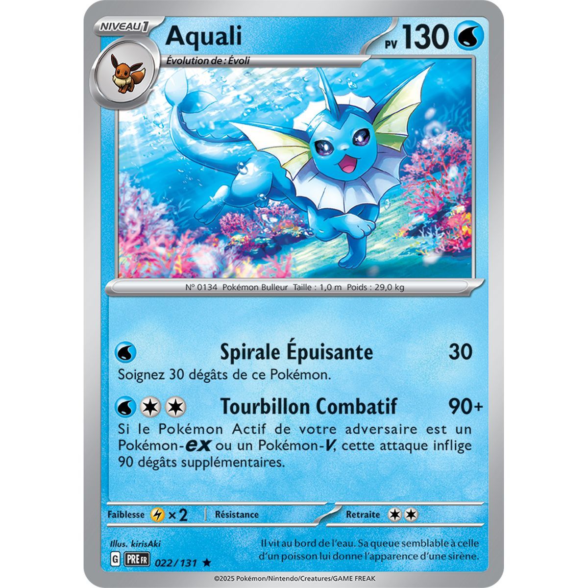 Aquali - Holo Rare 22/131 - Ecarlate et Violet 8.5 Évolutions Prismatiques