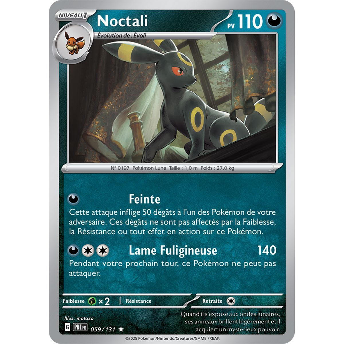 Noctali - Holo Rare 59/131 - Ecarlate et Violet 8.5 Évolutions Prismatiques
