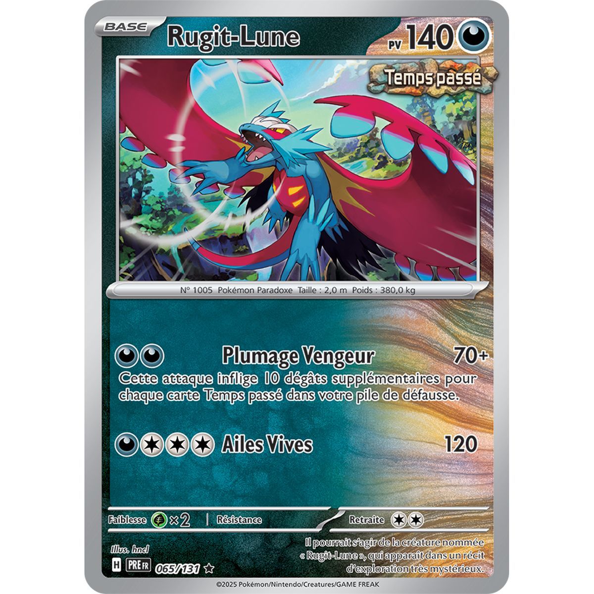 Rugit-Lune - Holo Rare 65/131 - Ecarlate et Violet 8.5 Évolutions Prismatiques
