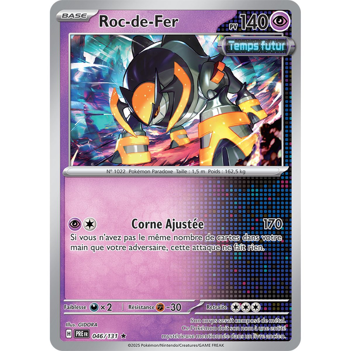 Roc-de-Fer - Holo Rare 46/131 - Ecarlate et Violet 8.5 Évolutions Prismatiques