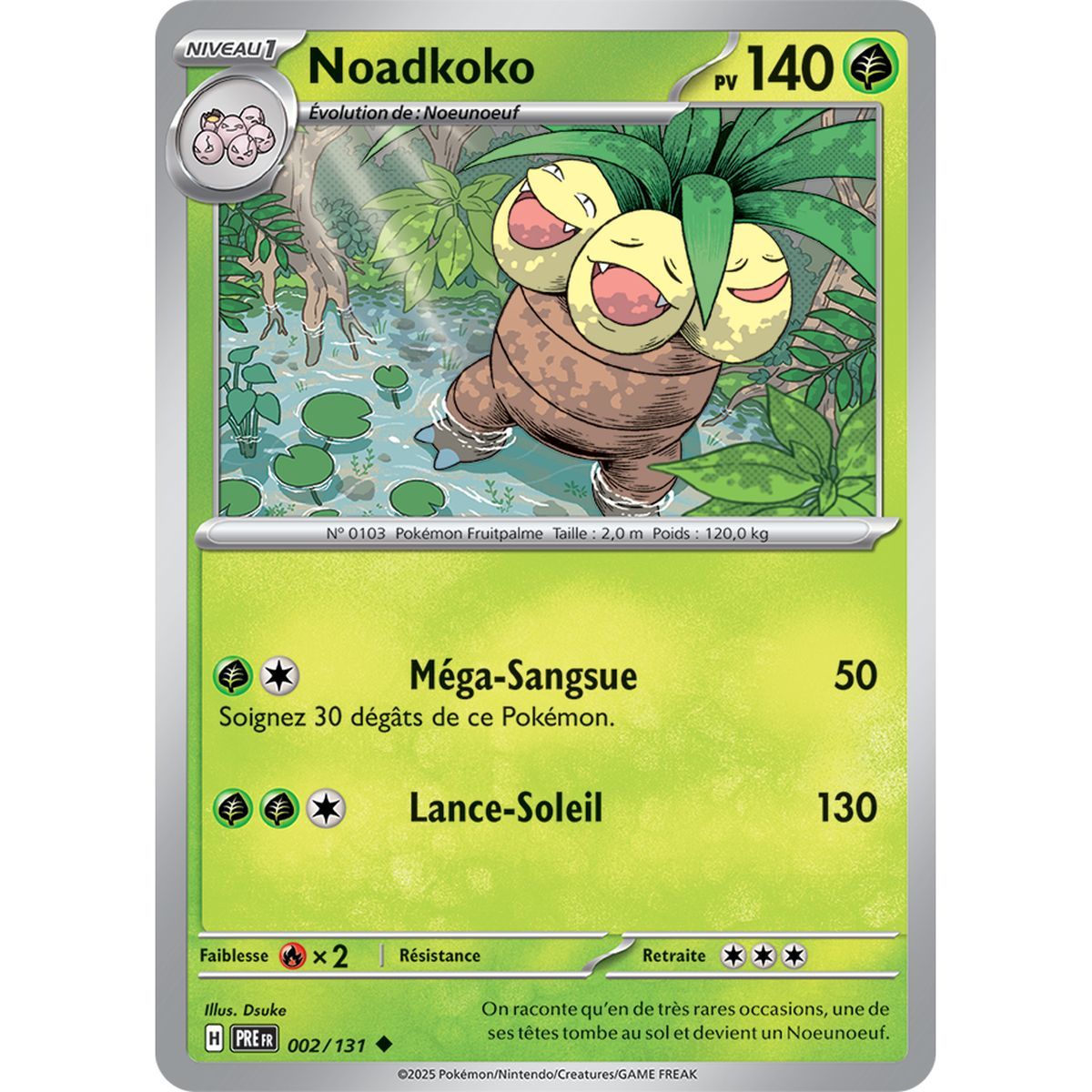 Noadkoko - Reverse 2/131 - Ecarlate et Violet 8.5 Évolutions Prismatiques