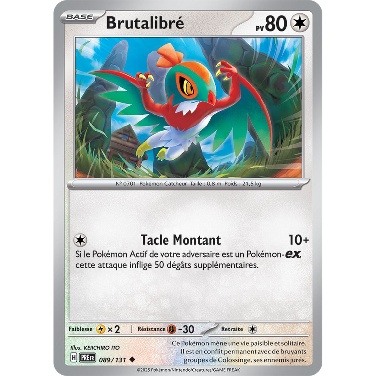 Item Brutalibré - Reverse 89/131 - Ecarlate et Violet 8.5 Évolutions Prismatiques