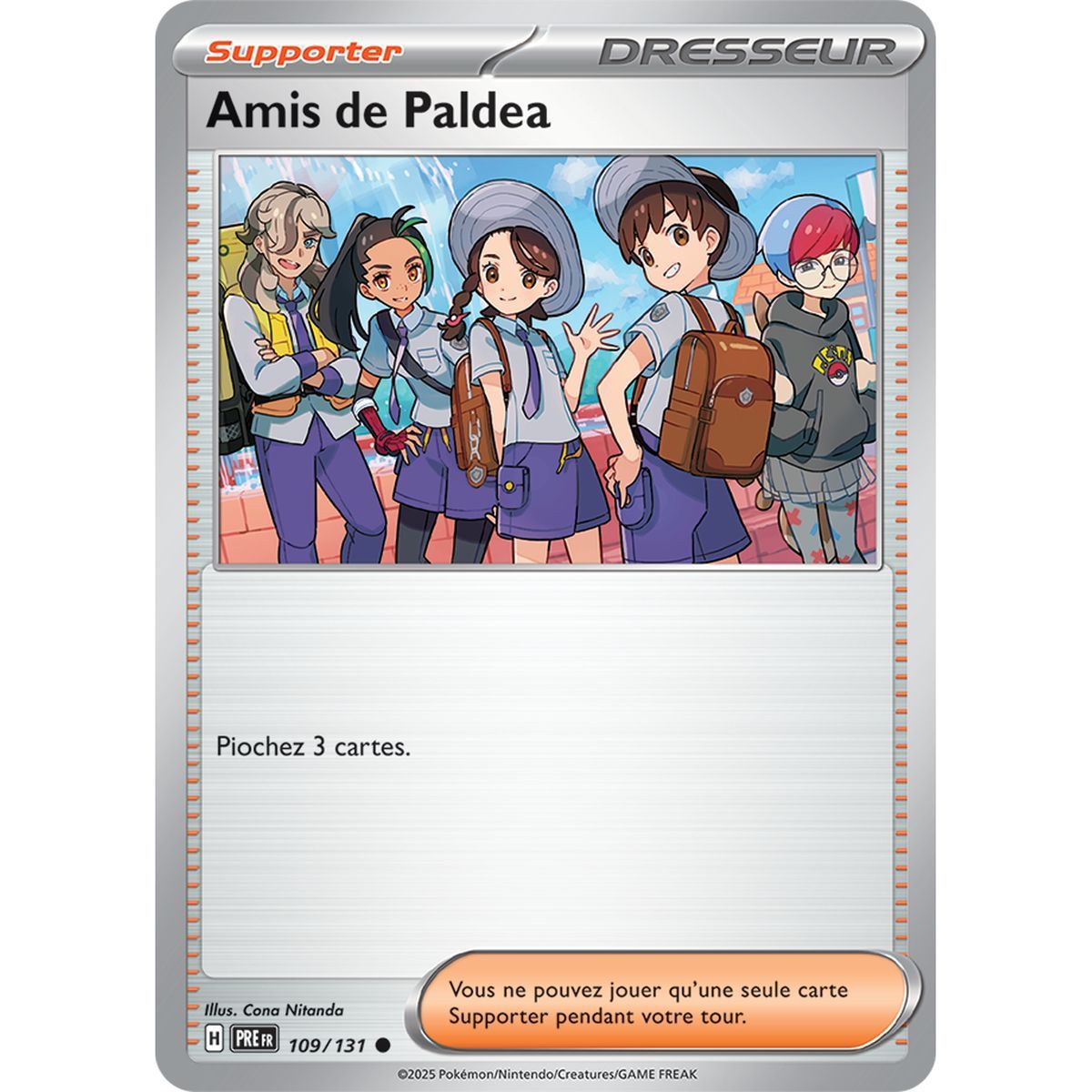 Item Amis de Paldea - Reverse 109/131 - Ecarlate et Violet 8.5 Évolutions Prismatiques
