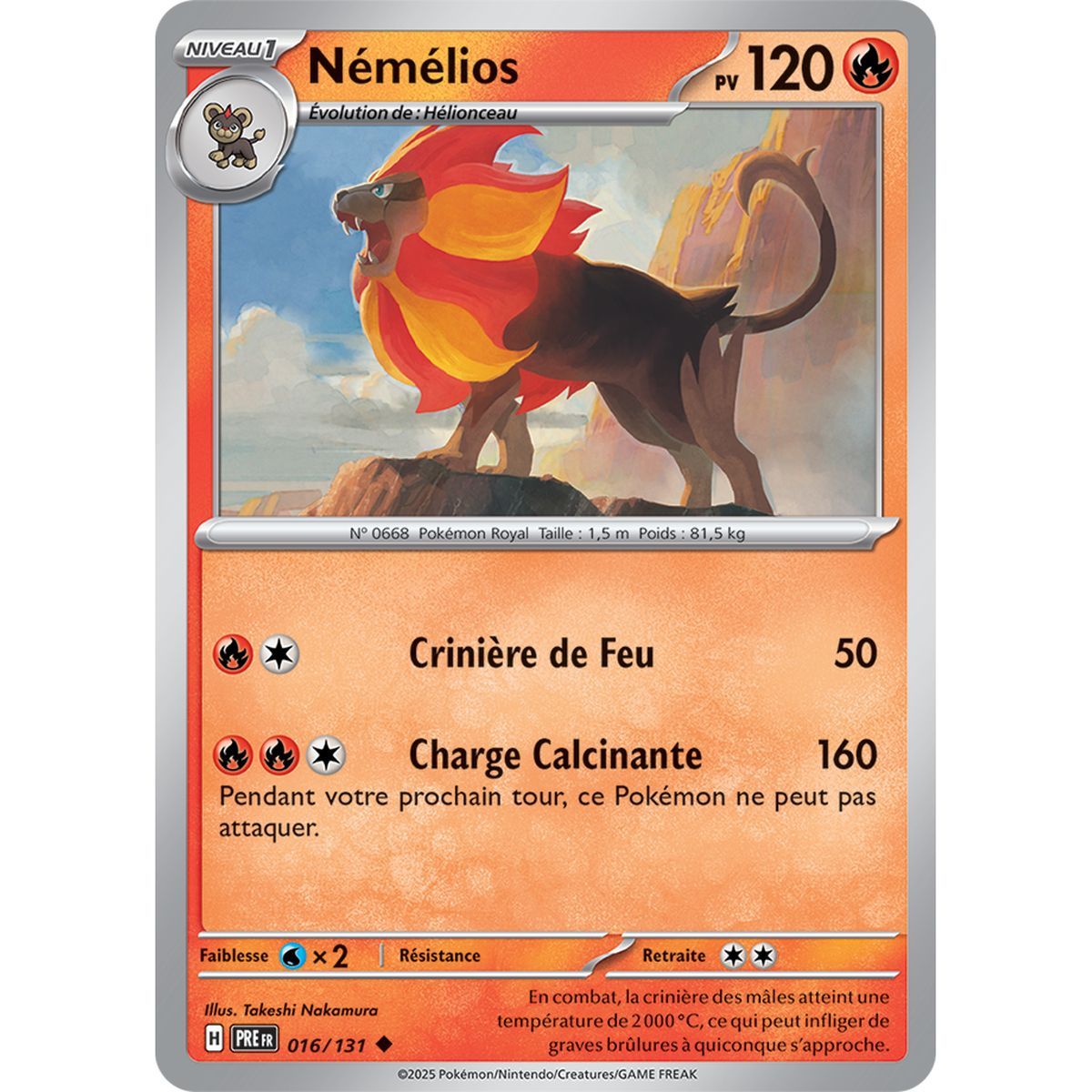 Item Némélios - Peu Commune 16/131 - Ecarlate et Violet 8.5 Évolutions Prismatiques