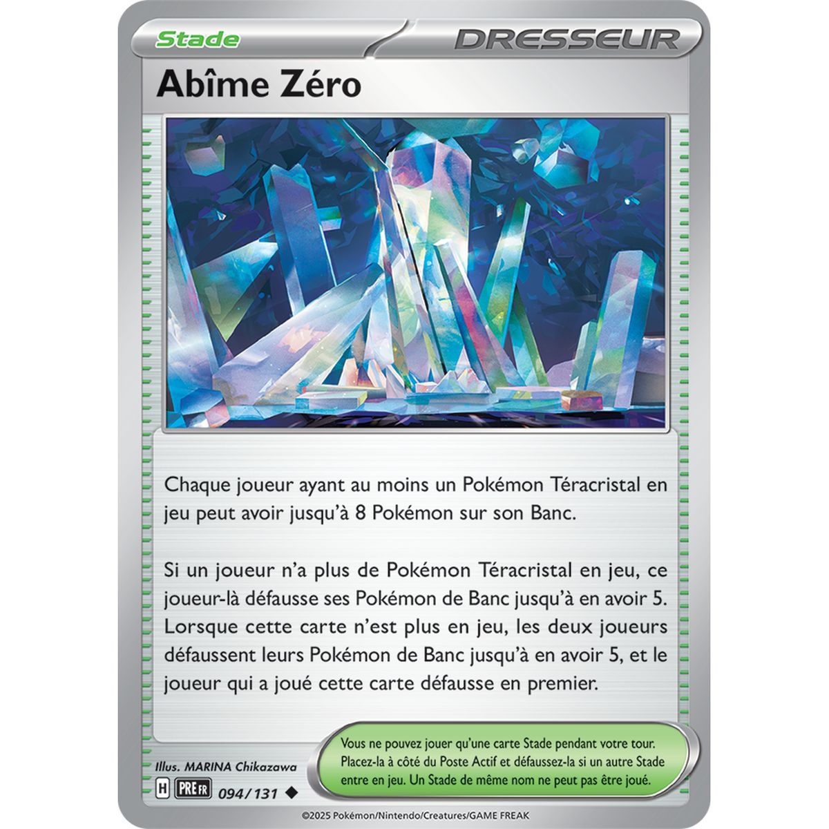 Item Abîme Zéro - Peu Commune 94/131 - Ecarlate et Violet 8.5 Évolutions Prismatiques