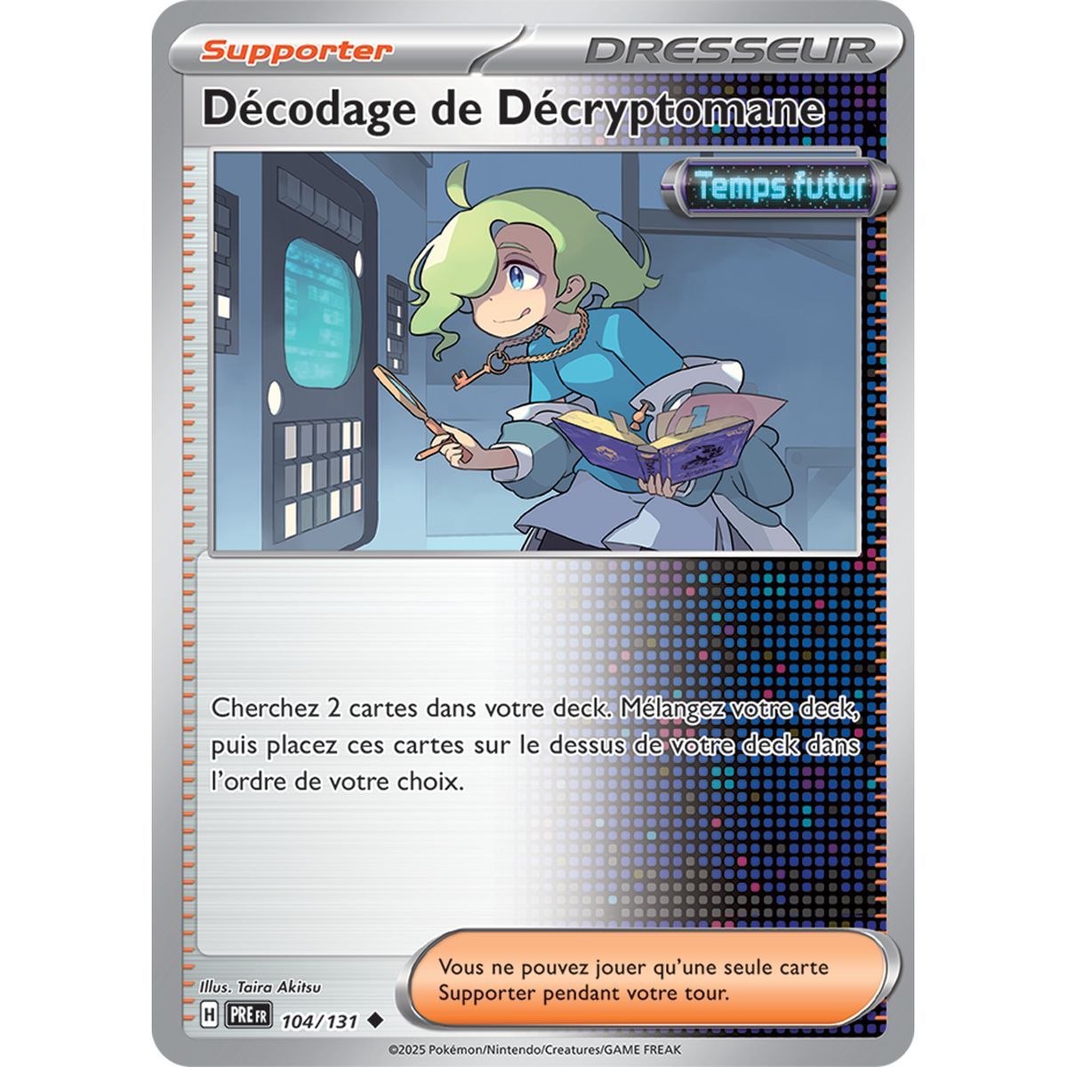 Item Décodage de Décryptomane - Peu Commune 104/131 - Ecarlate et Violet 8.5 Évolutions Prismatiques