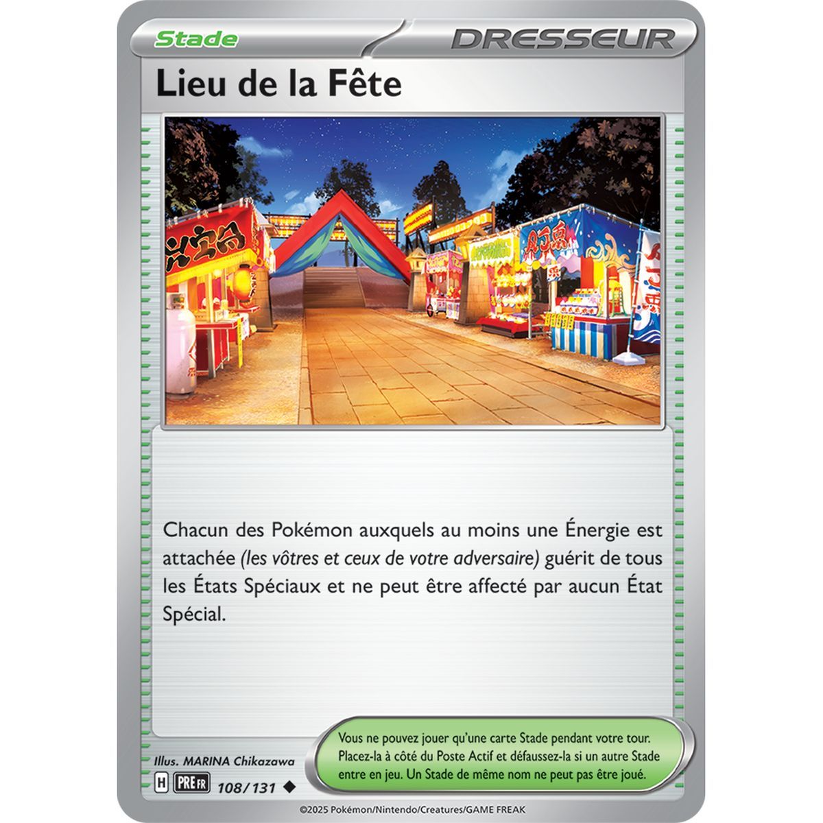 Item Lieu de la Fête - Peu Commune 108/131 - Ecarlate et Violet 8.5 Évolutions Prismatiques