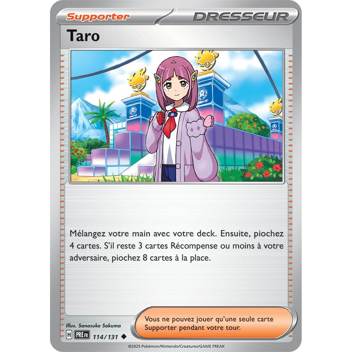Item Taro - Peu Commune 114/131 - Ecarlate et Violet 8.5 Évolutions Prismatiques
