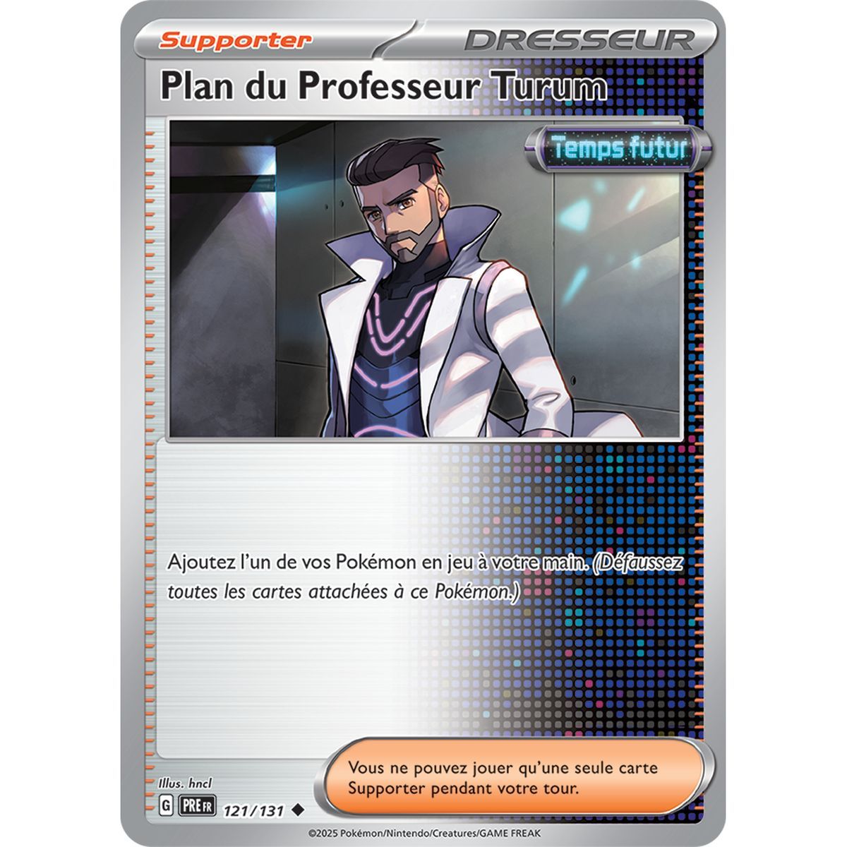Item Plan du Professeur Turum - Peu Commune 121/131 - Ecarlate et Violet 8.5 Évolutions Prismatiques