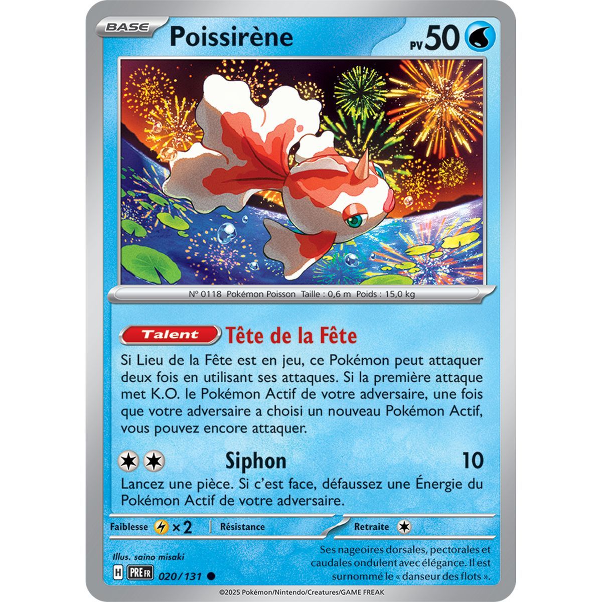 Item Poissirène - Commune 20/131 - Ecarlate et Violet 8.5 Évolutions Prismatiques