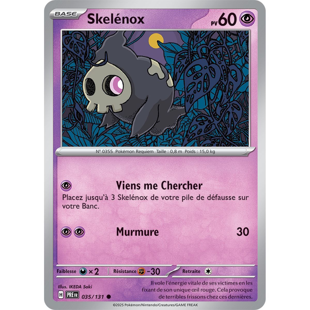 Item Skelénox - Commune 35/131 - Ecarlate et Violet 8.5 Évolutions Prismatiques