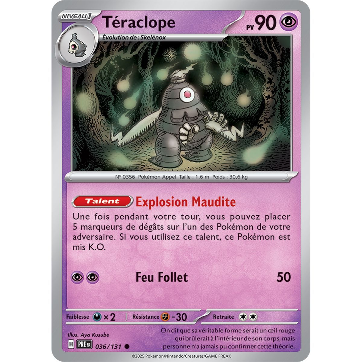Item Téraclope - Commune 36/131 - Ecarlate et Violet 8.5 Évolutions Prismatiques
