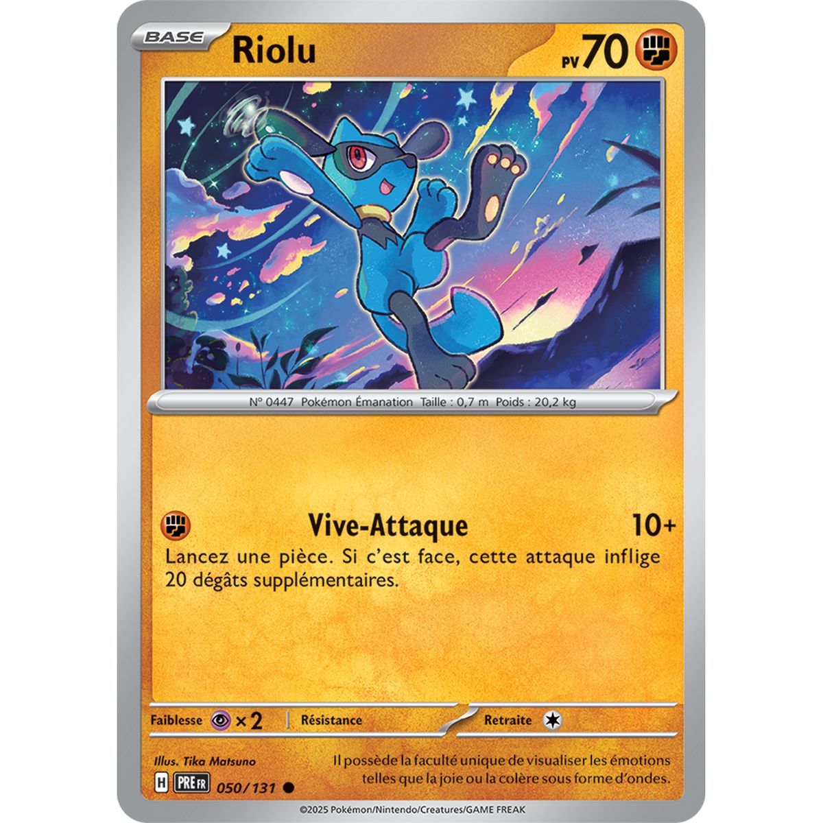 Item Riolu - Commune 50/131 - Ecarlate et Violet 8.5 Évolutions Prismatiques