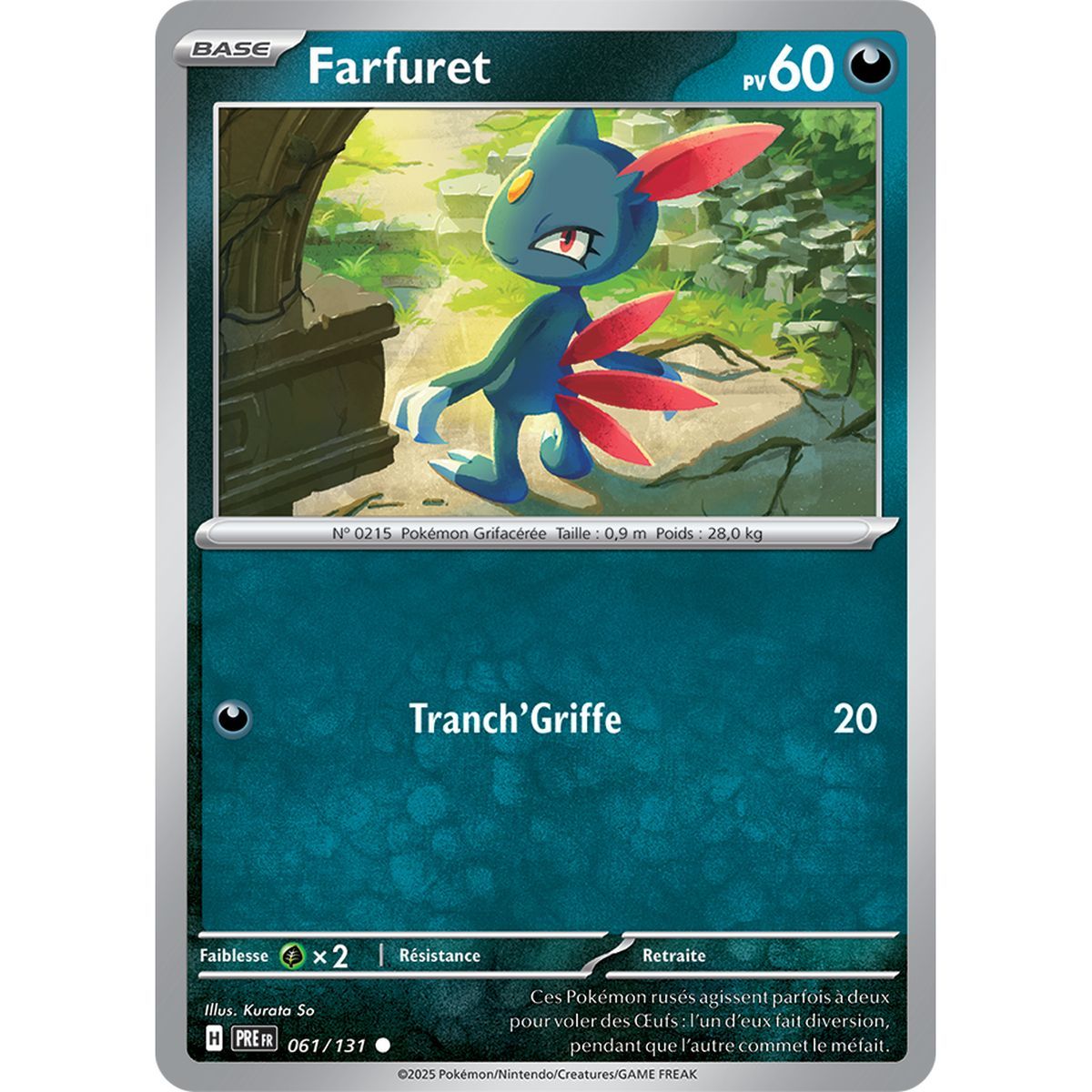Item Farfuret - Commune 61/131 - Ecarlate et Violet 8.5 Évolutions Prismatiques