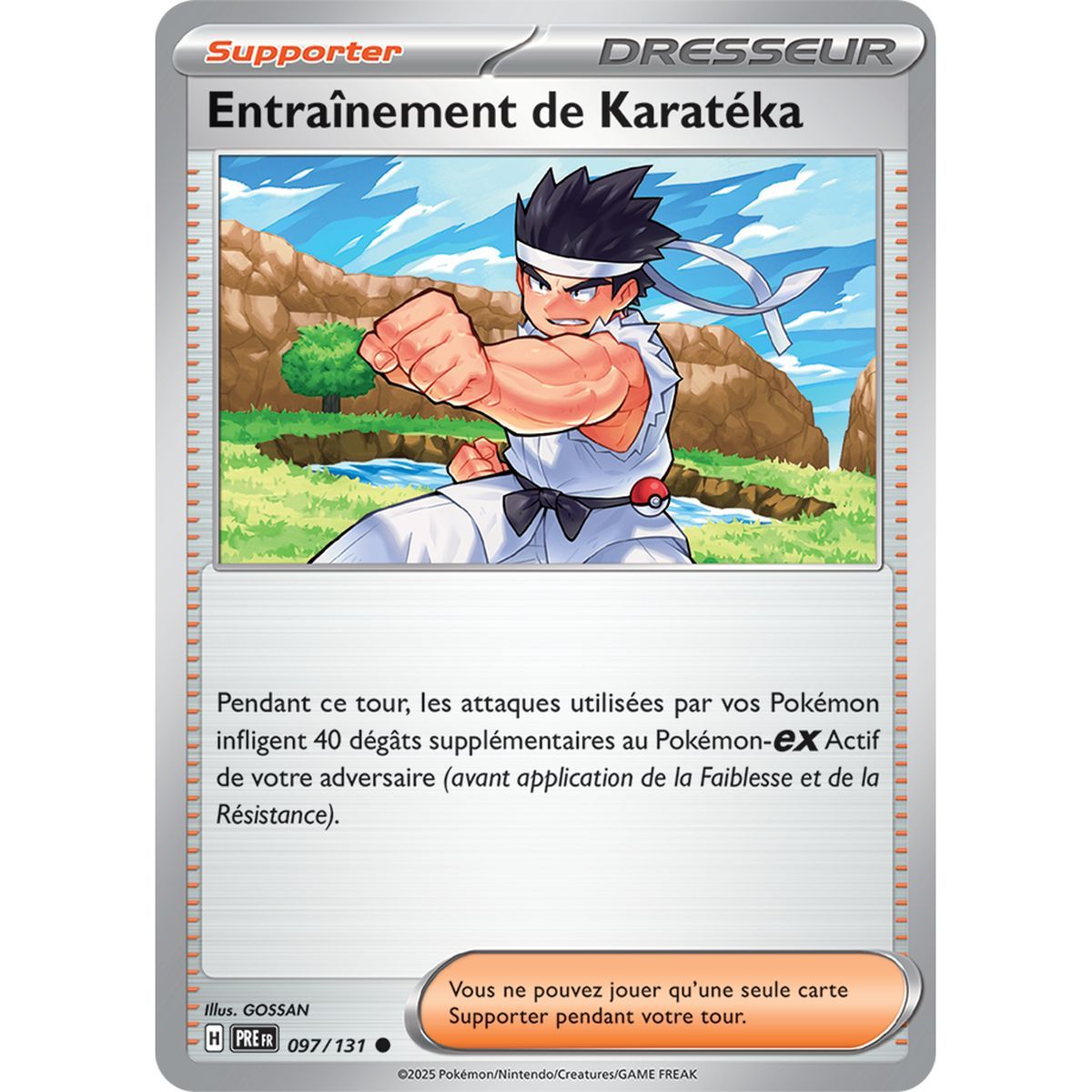 Item Entraînement de Karatéka - Commune 97/131 - Ecarlate et Violet 8.5 Évolutions Prismatiques