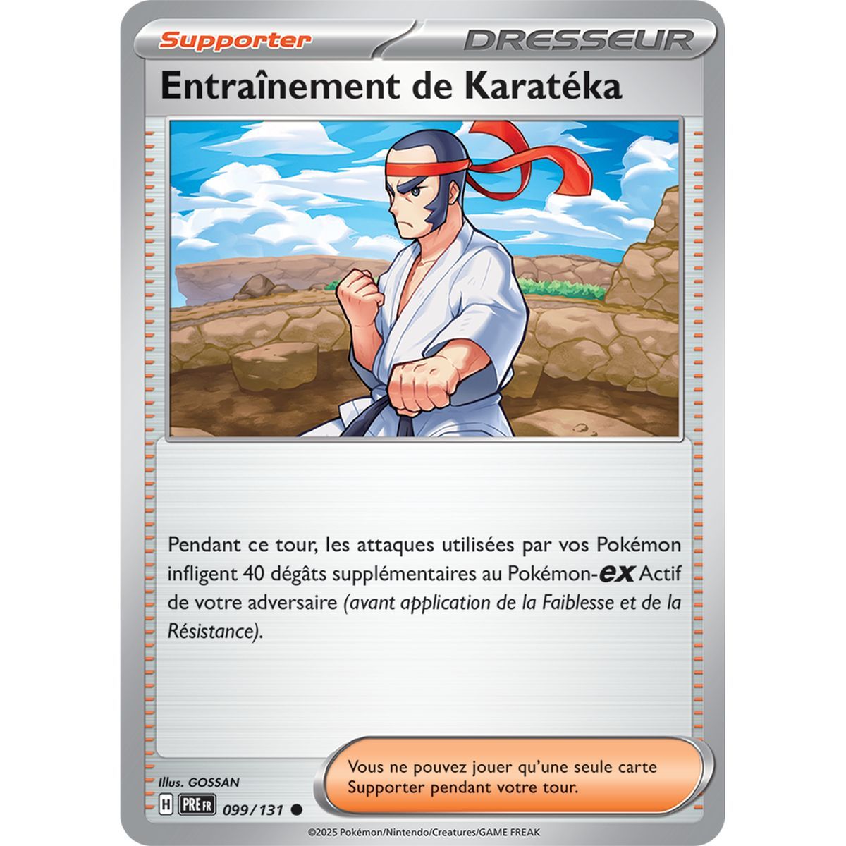 Item Entraînement de Karatéka - Commune 99/131 - Ecarlate et Violet 8.5 Évolutions Prismatiques