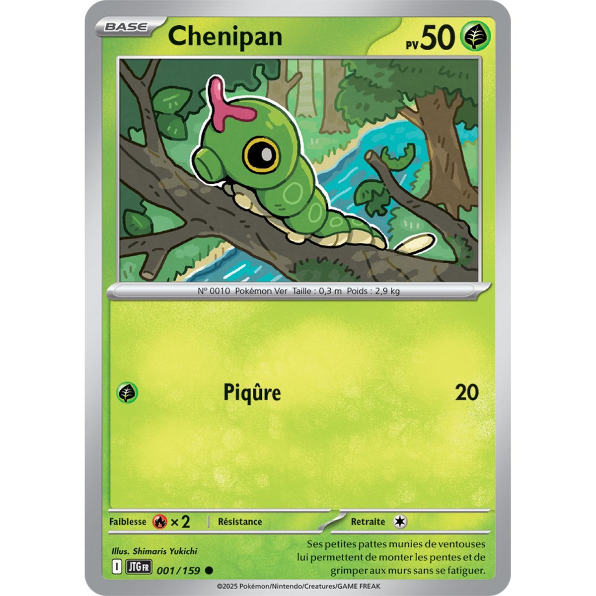 Item Chenipan - Commune 1/159 - Ecarlate et Violet 9 Aventures Ensemble