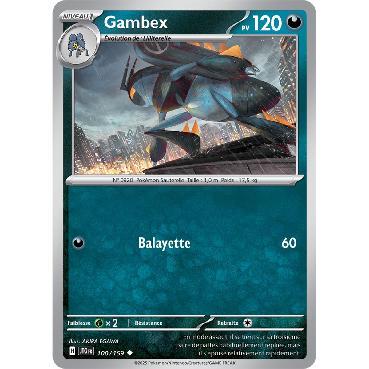 Item Gambex - Peu Commune 100/159 - Ecarlate et Violet 9 Aventures Ensemble