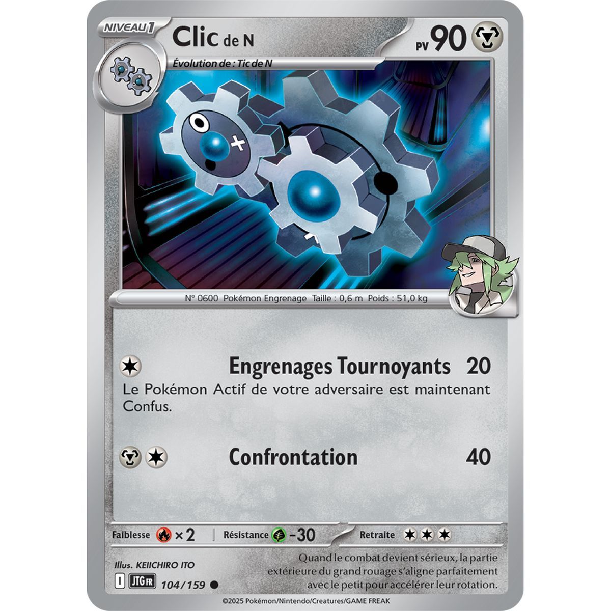 Item Clic de N - Commune 104/159 - Ecarlate et Violet 9 Aventures Ensemble
