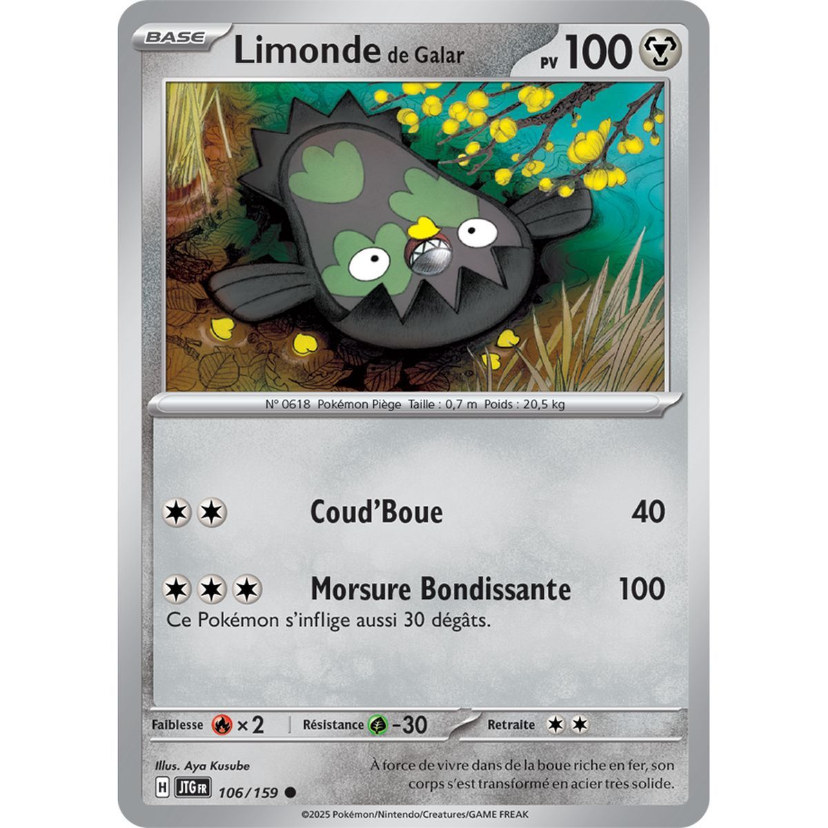 Item Limonde de Galar - Commune 106/159 - Ecarlate et Violet 9 Aventures Ensemble