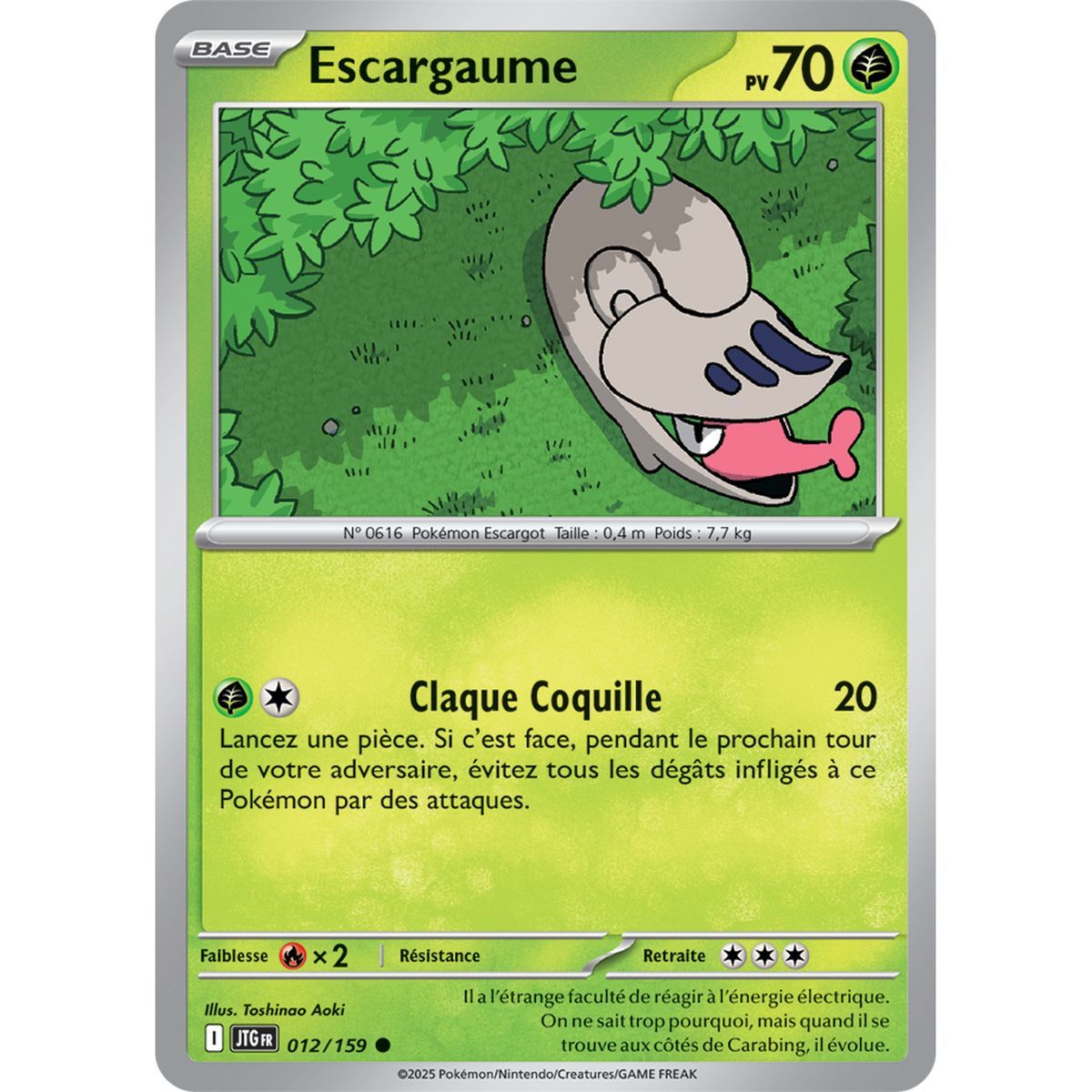 Item Escargaume - Commune 12/159 - Ecarlate et Violet 9 Aventures Ensemble