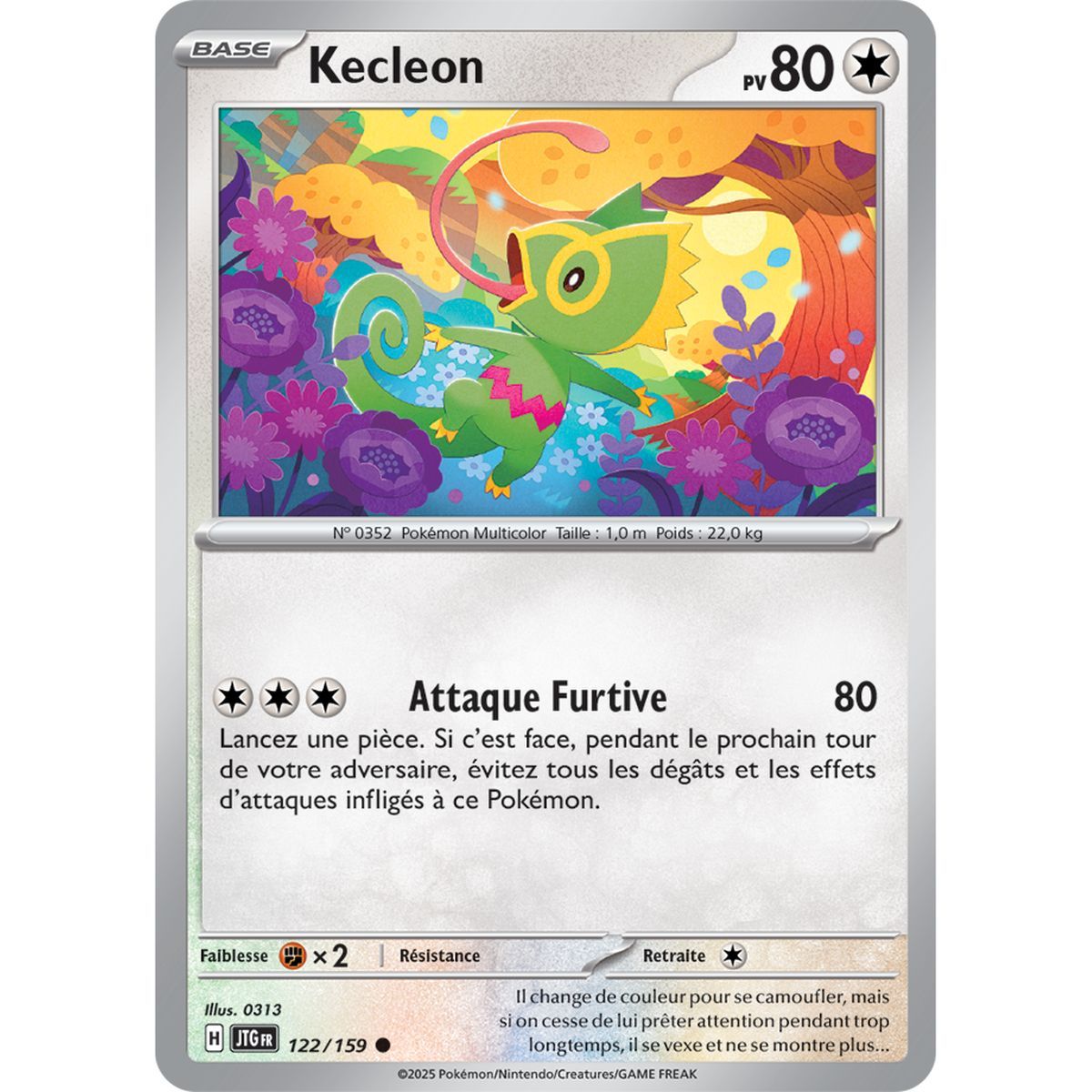 Item Kecleon - Commune 122/159 - Ecarlate et Violet 9 Aventures Ensemble