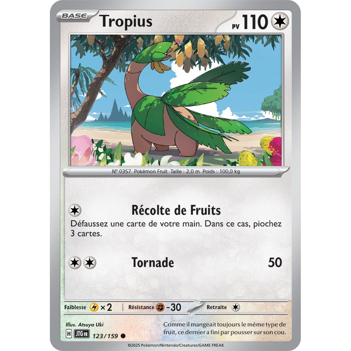 Item Tropius - Commune 123/159 - Ecarlate et Violet 9 Aventures Ensemble