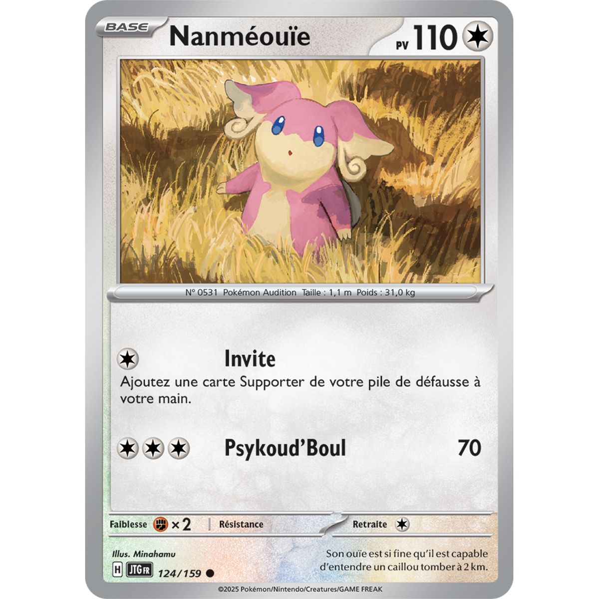 Item Nanméouïe - Commune 124/159 - Ecarlate et Violet 9 Aventures Ensemble