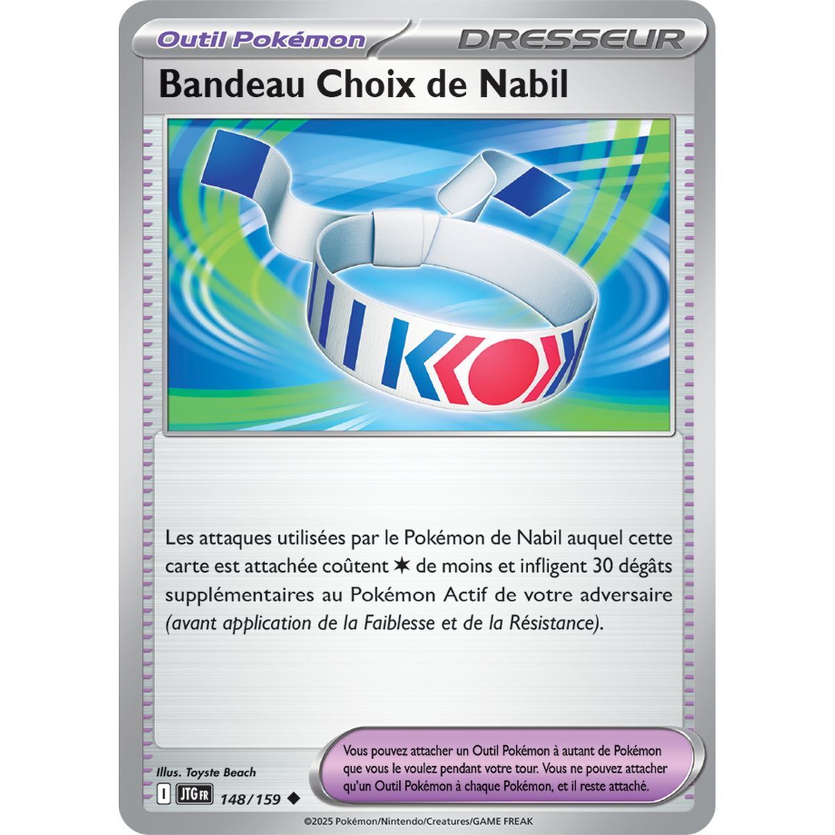 Item Bandeau Choix de Nabil - Peu Commune 148/159 - Ecarlate et Violet 9 Aventures Ensemble
