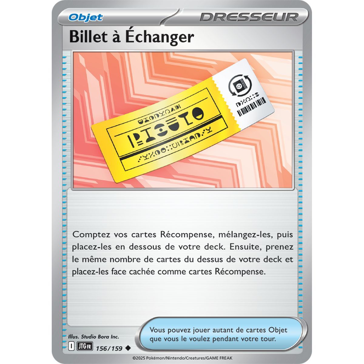 Item Billet à Échanger - Peu Commune 156/159 - Ecarlate et Violet 9 Aventures Ensemble