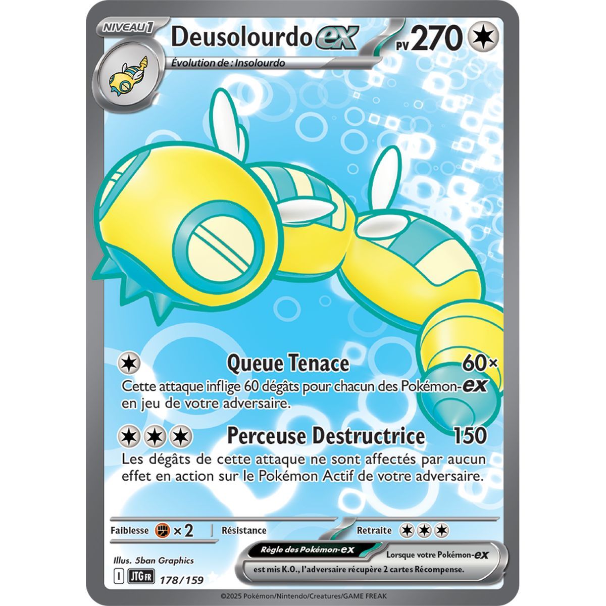 Item Deusolourdo-ex - Ultra Rare 178/159 - Ecarlate et Violet 9 Aventures Ensemble