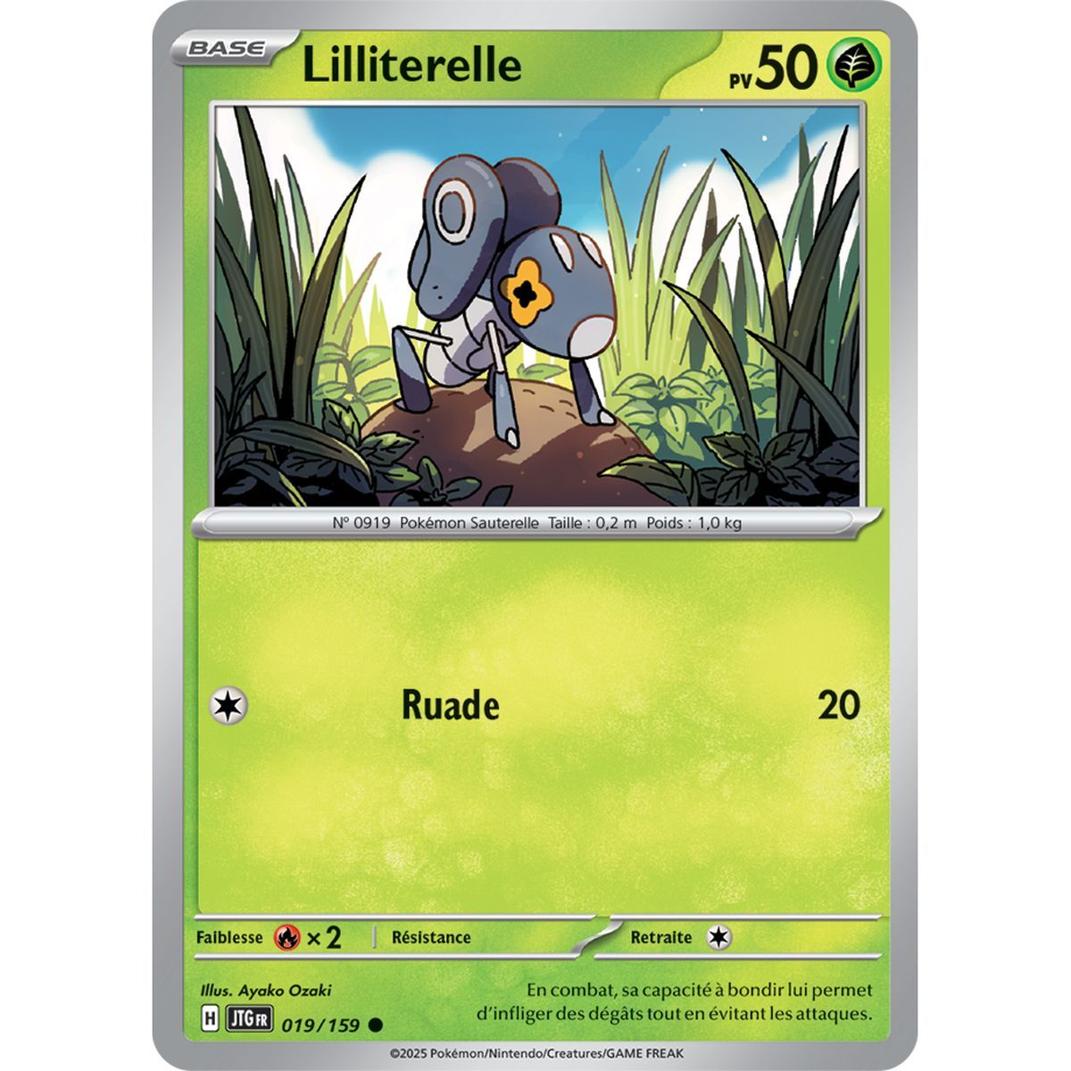 Item Lilliterelle - Reverse 19/159 - Ecarlate et Violet 9 Aventures Ensemble