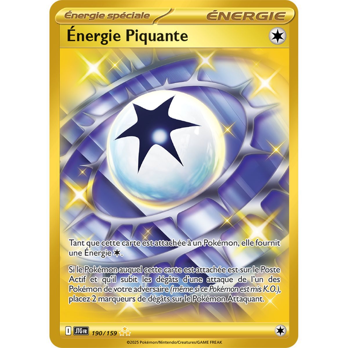 Énergie Piquante - Hyper Rare 190/159 - Ecarlate et Violet 9 Aventures Ensemble