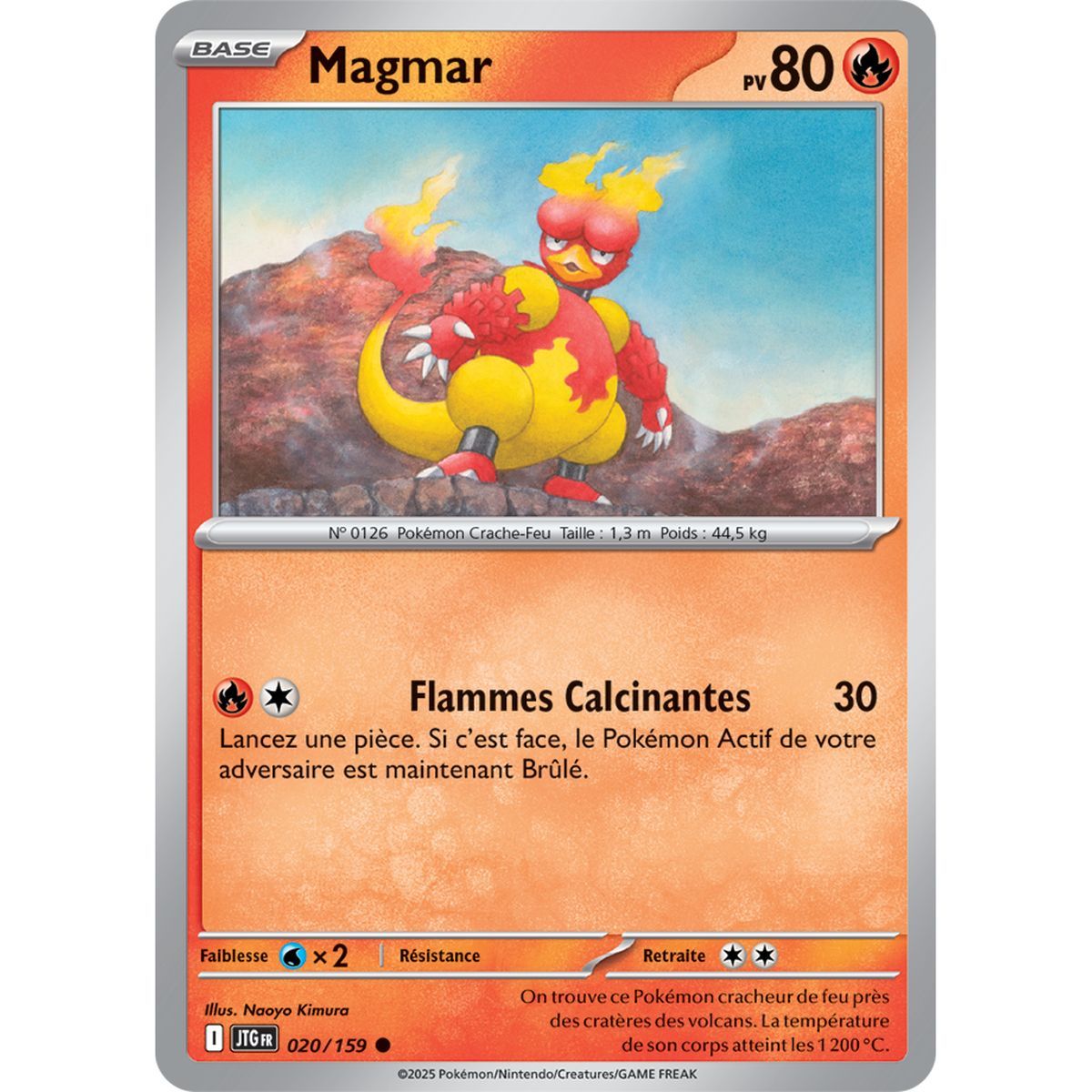 Item Magmar - Reverse 20/159 - Ecarlate et Violet 9 Aventures Ensemble
